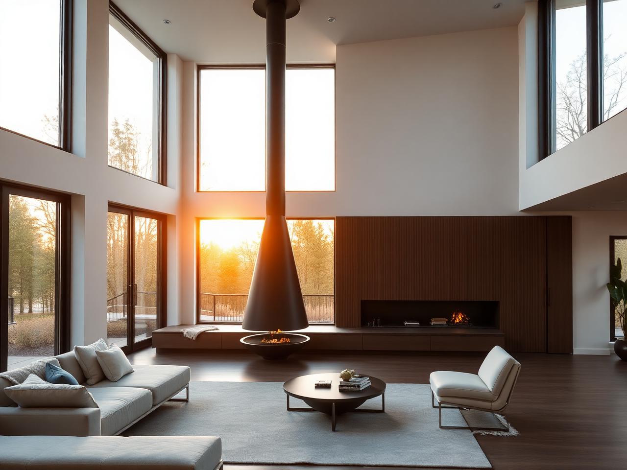 Suspended cone hearth